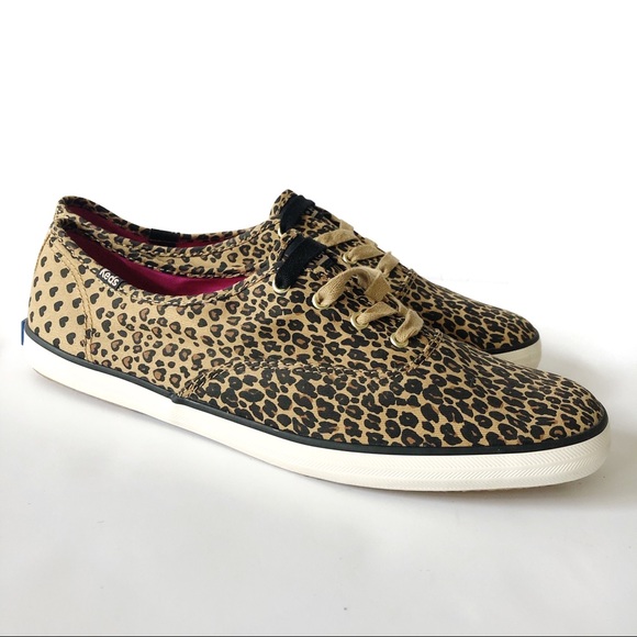 Keds Shoes - Leopard Print Keds Classic Champion Sneakers
